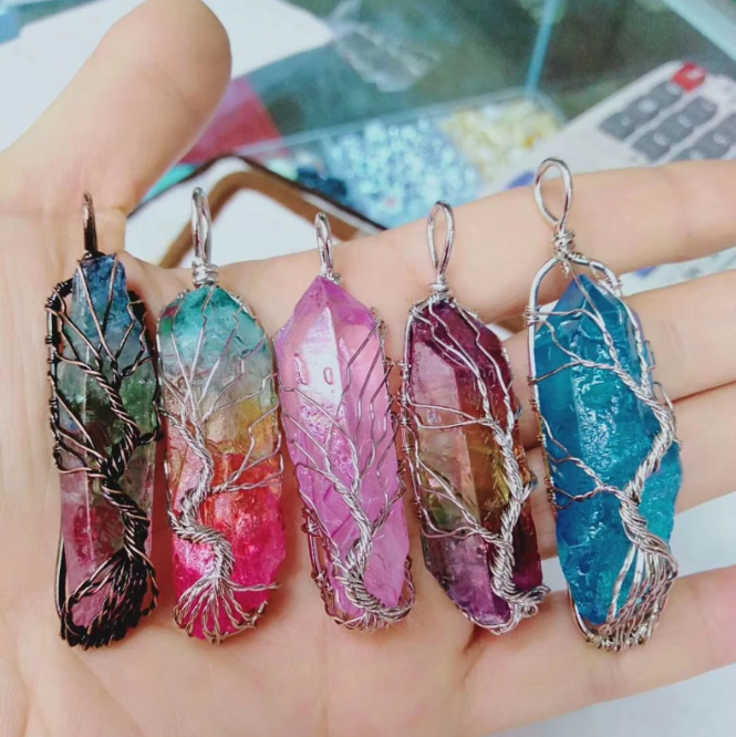 Zenitha Aurora Quartz - Levensboomhanger