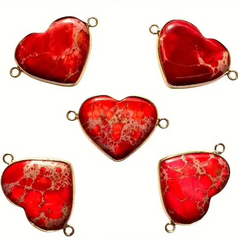 Zenitha Amora – Handcrafted Heart Gemstone Bracelet
