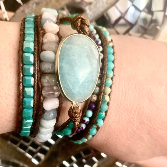 Zenitha Serene Earth Wrap Bracelet – A Soulful Connection to Nature & Self