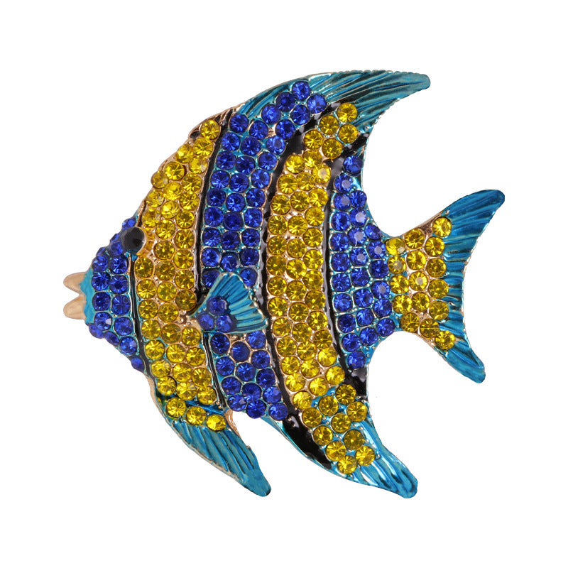 Zenitha Ocean Gleam Brooch – Swim in Style and Shine Bright