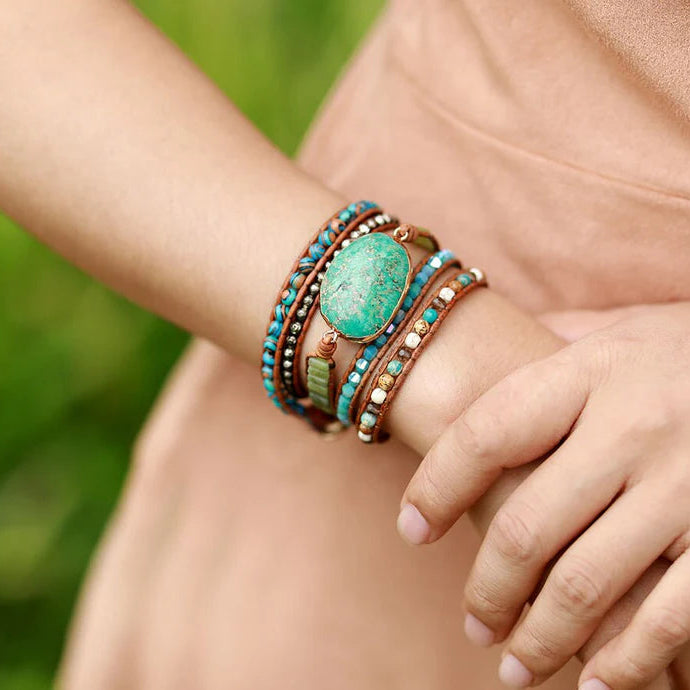 Zenitha Turquoise Jaspis Helende Armband – Omarm kalmte en helderheid