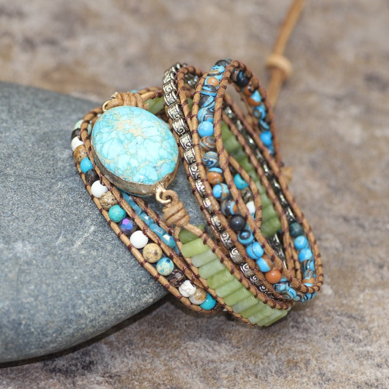Zenitha Turquoise Jaspis Helende Armband – Omarm kalmte en helderheid