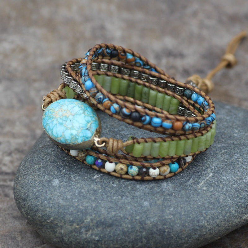 Zenitha Turquoise Jaspis Helende Armband – Omarm kalmte en helderheid