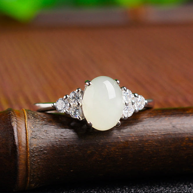 Zenitha Lunar Whisper Ring – Peace in Every Glow