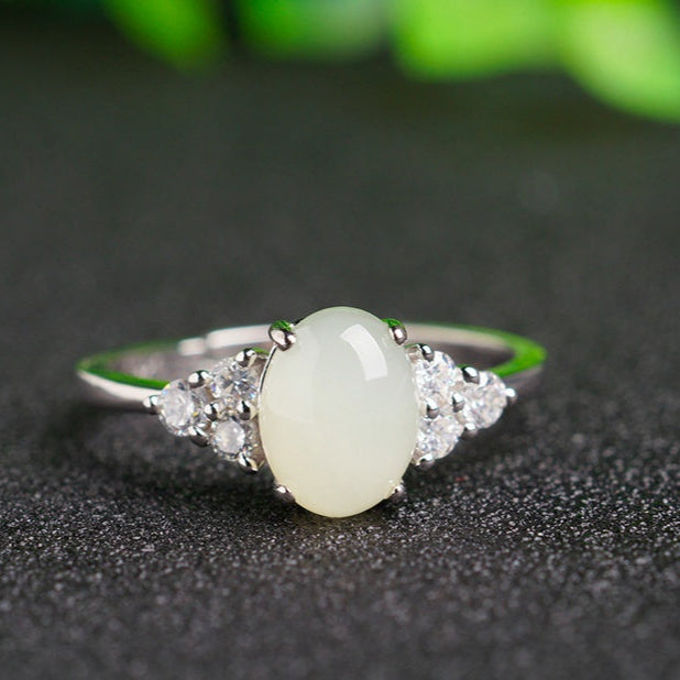 Zenitha Lunar Whisper Ring – Peace in Every Glow