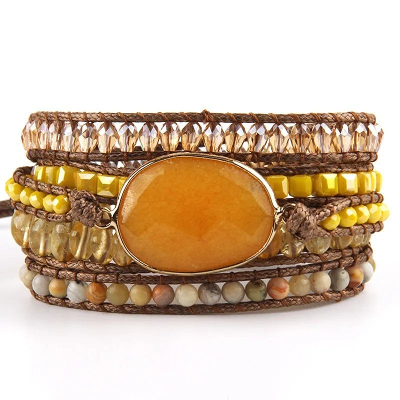 Zenitha Serene Earth Wrap Bracelet – A Soulful Connection to Nature & Self