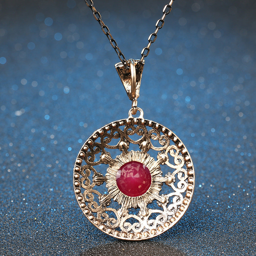 Conjunto Zenitha Crimson Bloom: Romance majestuoso en cada detalle