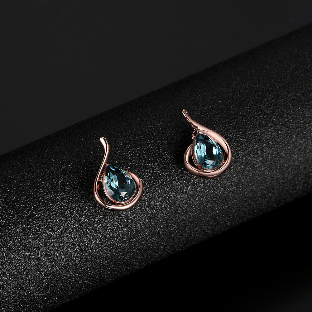 Conjunto de joyas Zenitha Midnight Flow: elegancia que fluye como la medianoche