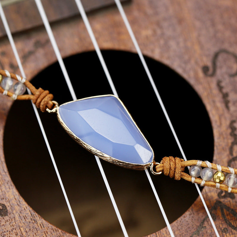 Zenitha Serenity – Blaues Achat-Harmoniearmband für inneren Frieden und Klarheit