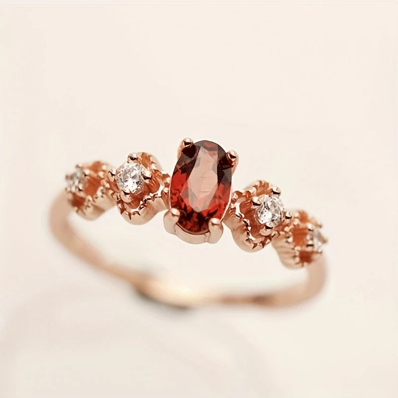 Zenitha Bloomfire Ring – Passion in Petals