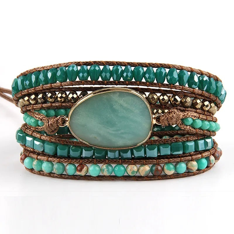 Zenitha Serene Earth Wrap Bracelet – A Soulful Connection to Nature & Self