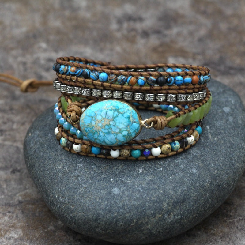 Zenitha Turquoise Jaspis Helende Armband – Omarm kalmte en helderheid