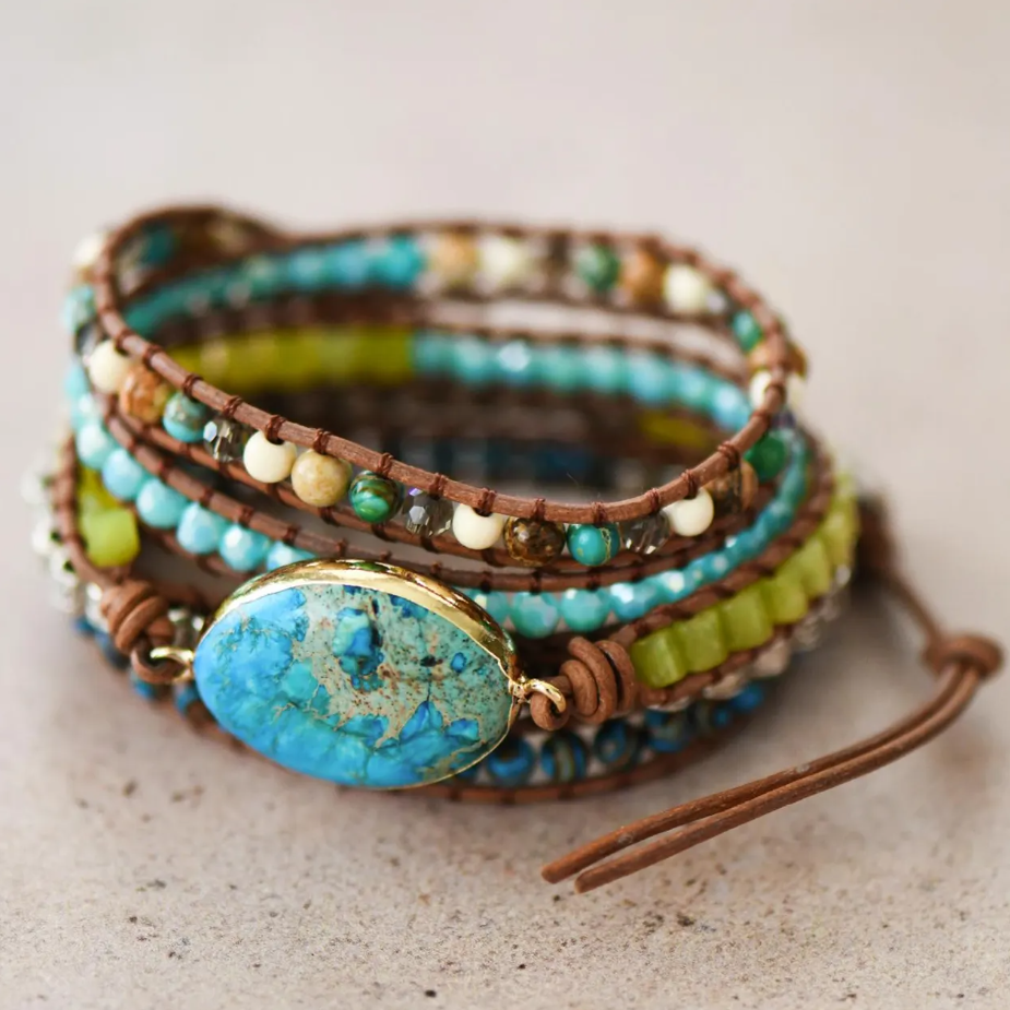 Zenitha Turquoise Jaspis Helende Armband – Omarm kalmte en helderheid