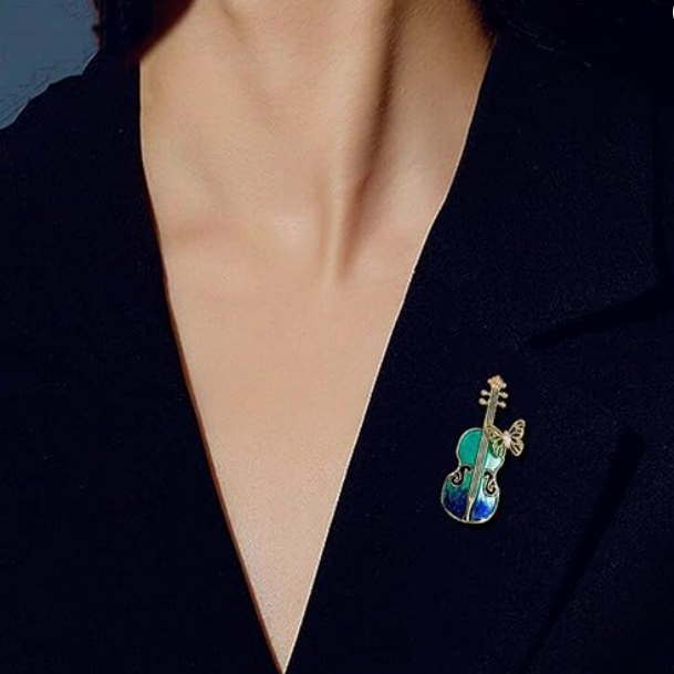 Broche Zenitha Melodic Grace: deja que tu estilo cante y se eleve