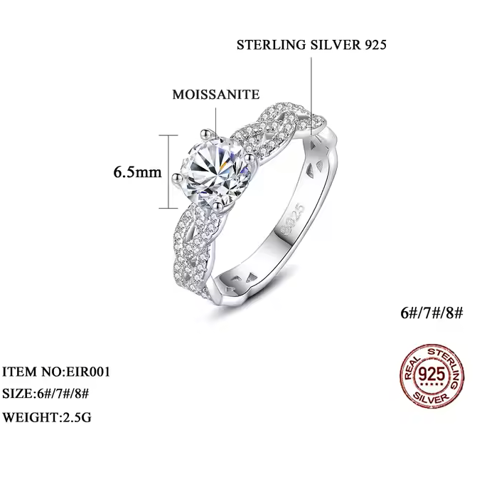 Zenitha Eternal Flame Ring – Schittering die nooit vervaagt