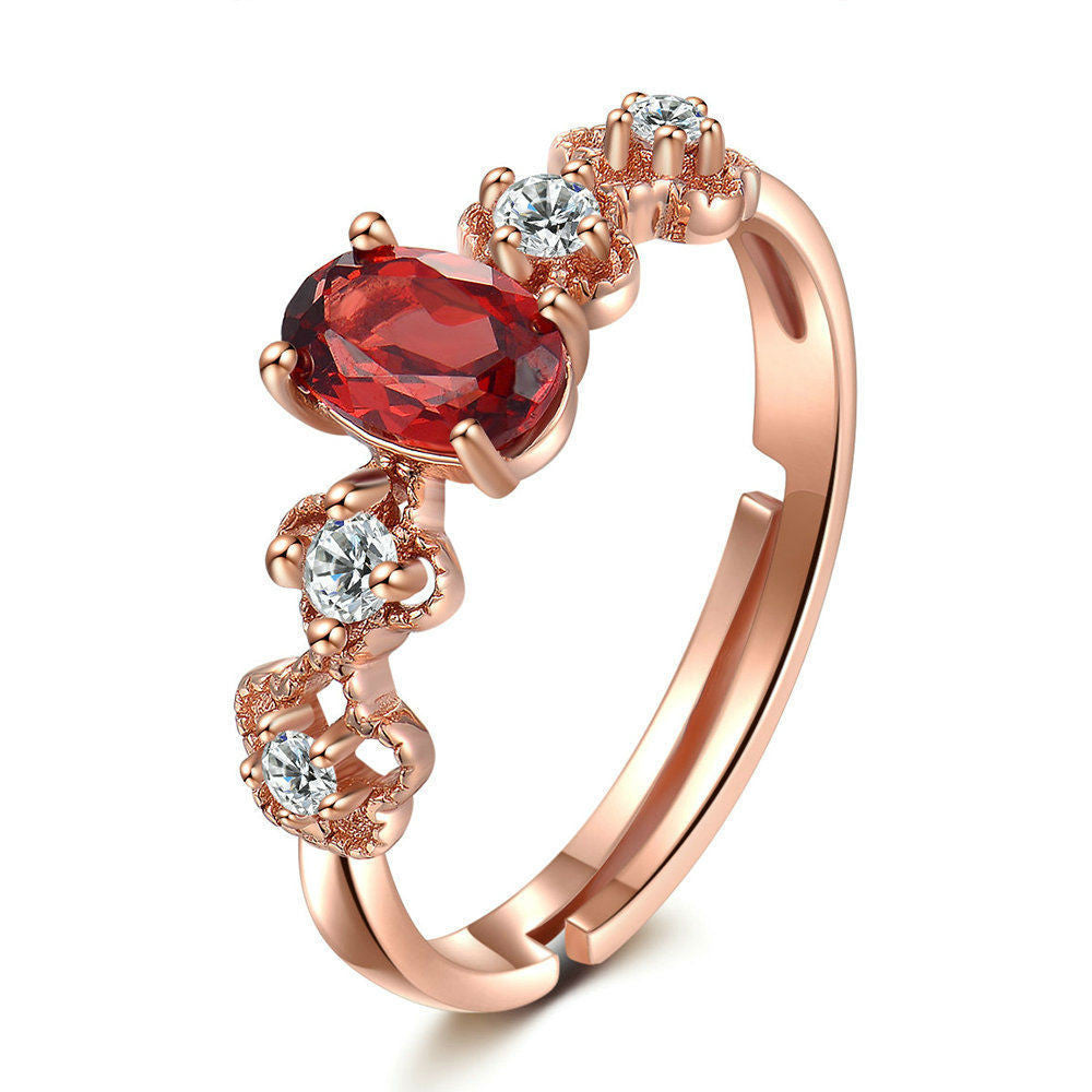 Zenitha Bloomfire Ring – Passion in Petals