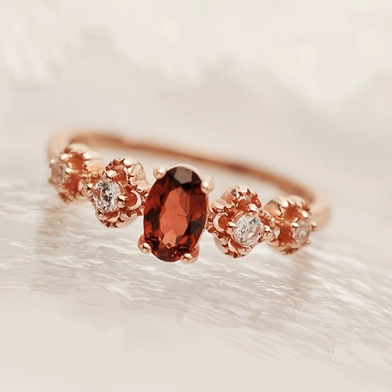 Zenitha Bloomfire Ring – Passion in Petals