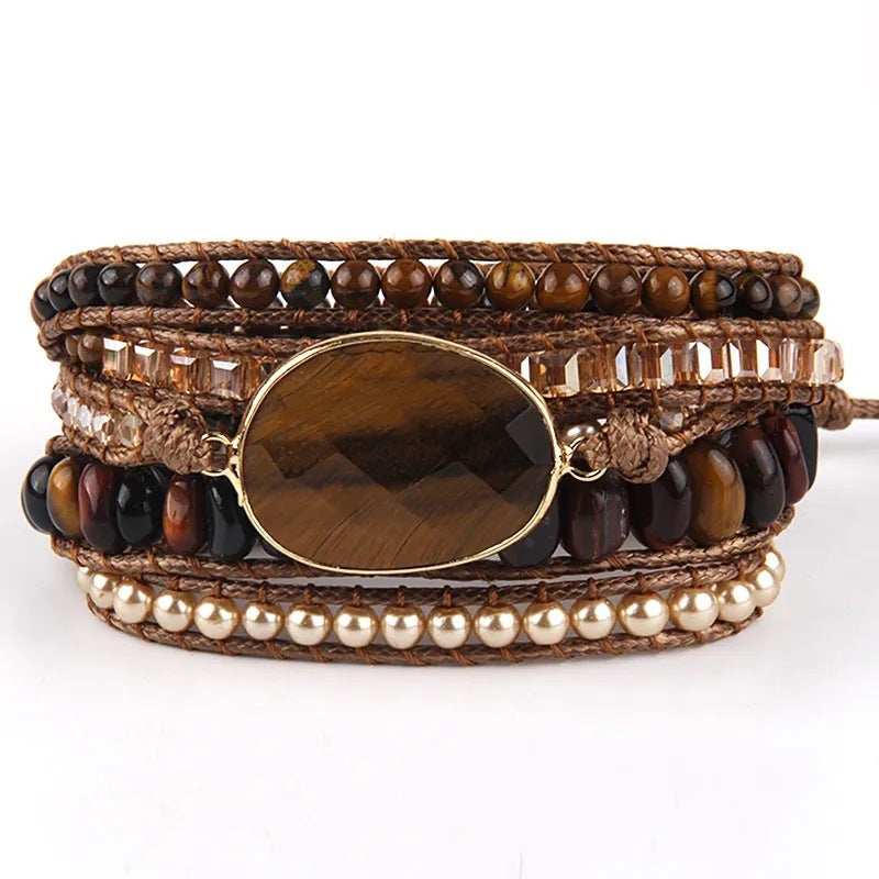 Zenitha Serene Earth Wrap Bracelet – A Soulful Connection to Nature & Self