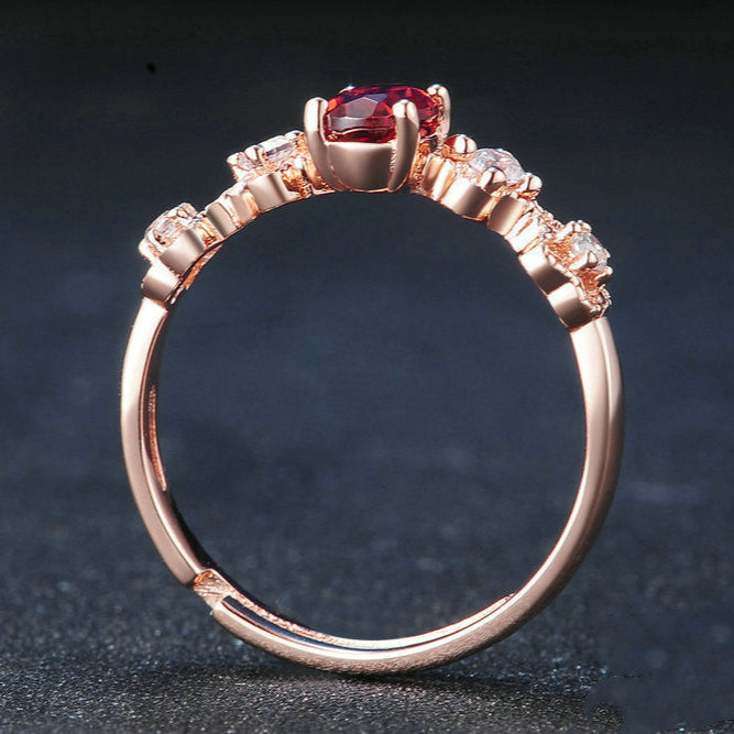 Zenitha Bloomfire Ring – Passion in Petals