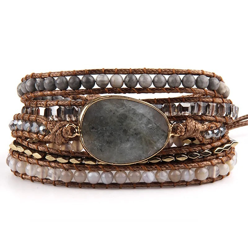 Zenitha Serene Earth Wrap Bracelet – A Soulful Connection to Nature & Self