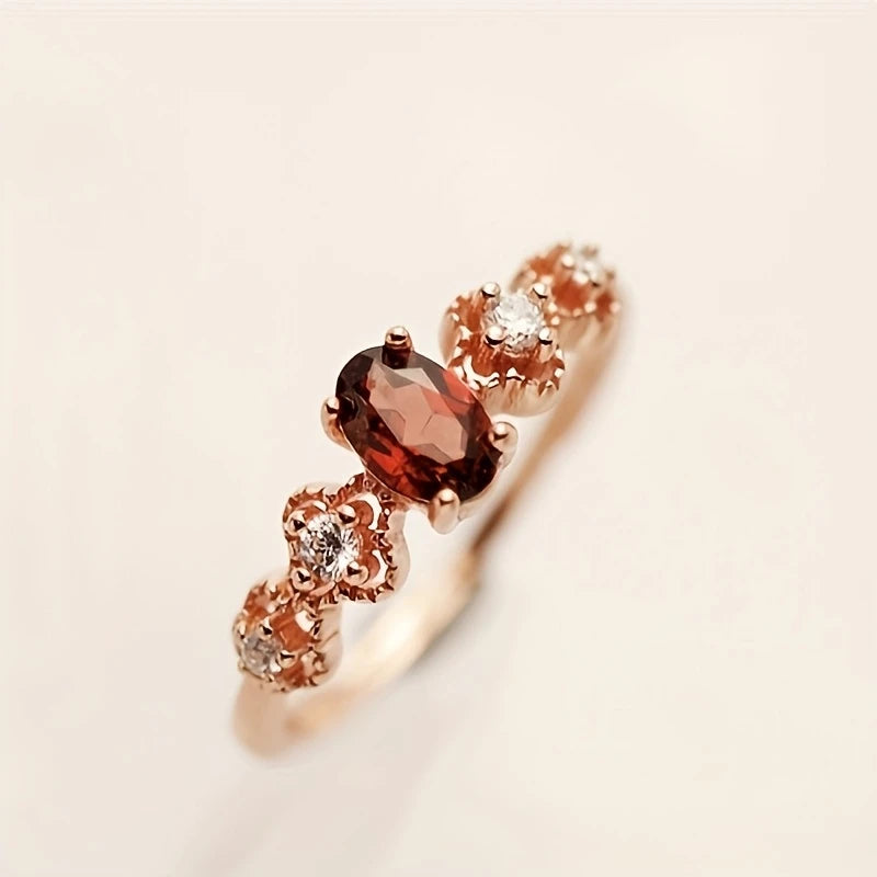 Zenitha Bloomfire Ring – Passion in Petals