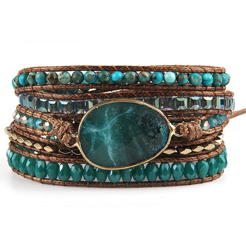 Zenitha Serene Earth Wrap Bracelet – A Soulful Connection to Nature & Self