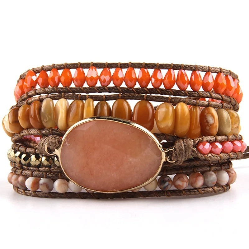 Zenitha Serene Earth Wrap Bracelet – A Soulful Connection to Nature & Self