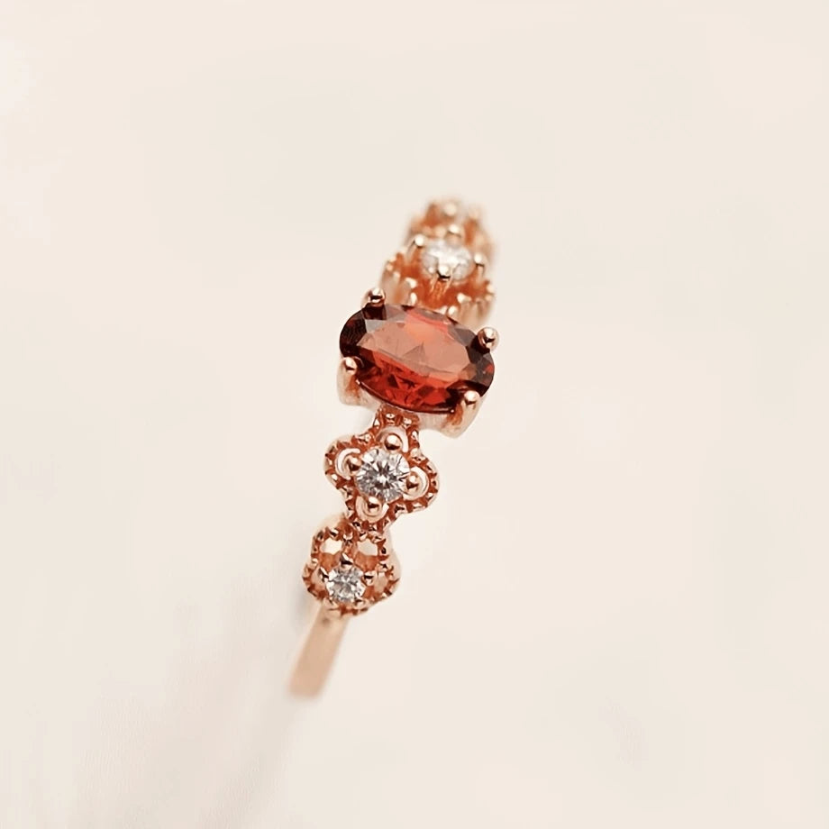 Zenitha Bloomfire Ring – Passion in Petals