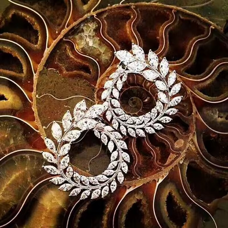 Zenitha Aurelia Vine Jewelry Set – Where Grace Spirals in Gold