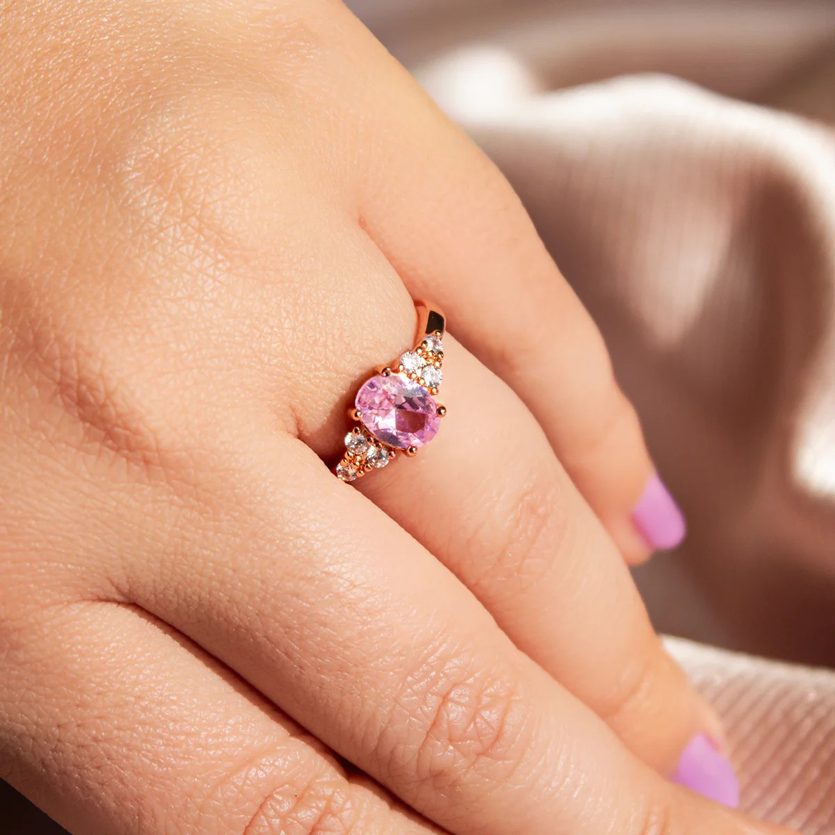 Zenitha Rosé – El anillo Blush Harmony