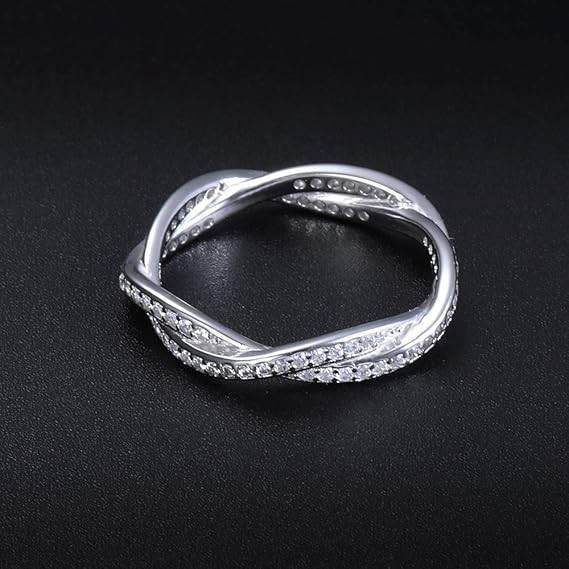 Anillo Zenitha Infinity Twist: elegancia entrelazada