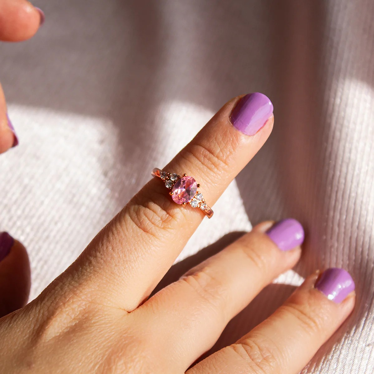 Zenitha Rosé – El anillo Blush Harmony
