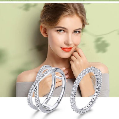 Zenitha Twin Spark Ringset – Eeuwige glans, innerlijke betekenis