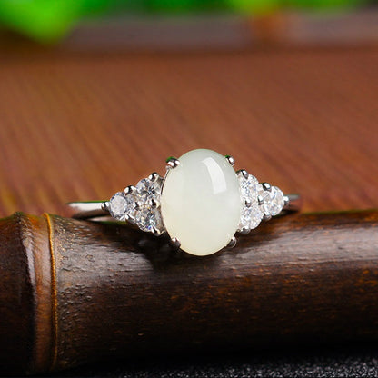 Zenitha Lunar Whisper Ring – Peace in Every Glow