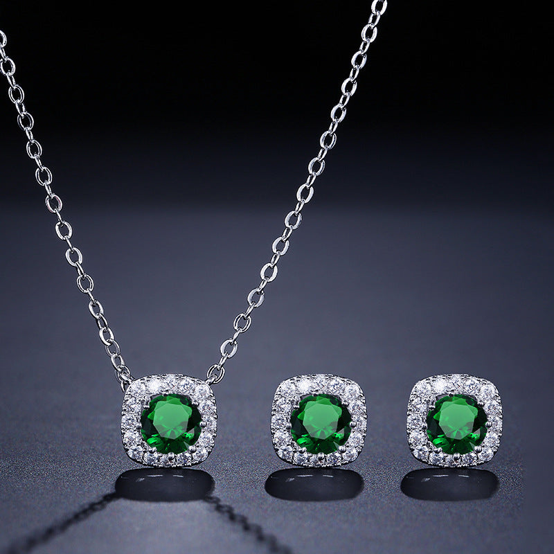 Zenitha Ethereal Glow – Strahlendes Edelstein-Schmuckset