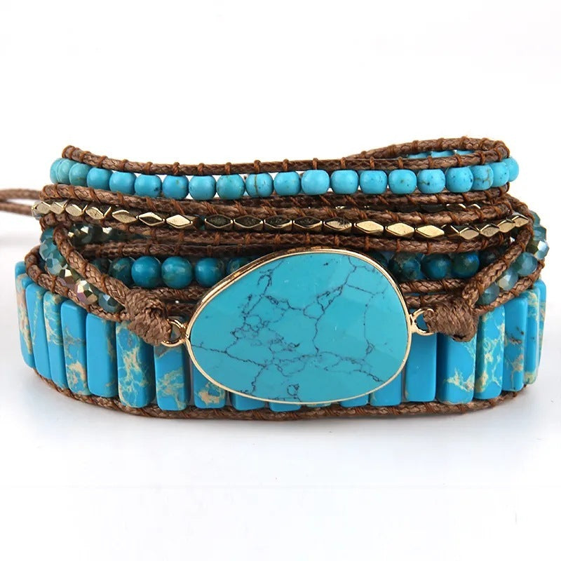 Zenitha Serene Earth Wrap Bracelet – A Soulful Connection to Nature & Self