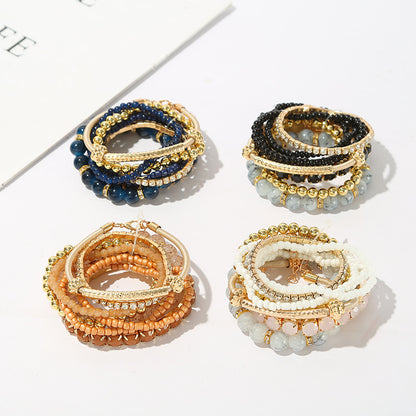 Zenitha Crystal Flow Armband-Set – Lass deine Energie erblühen