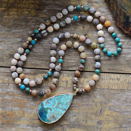 Zenitha Ocean Essence Necklace – A Touch of Nature’s Serenity