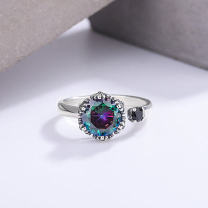 Anillo Zenitha Corona de Iris – Mística en Flor