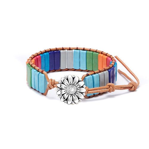 Zenitha Vintage Jasper Lederarmband II – Entdecken Sie neue Dimensionen der Harmonie