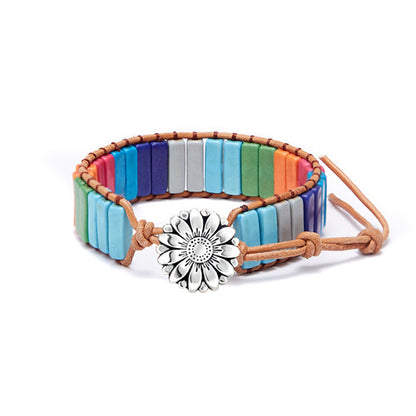Zenitha Vintage Jasper Lederarmband II – Entdecken Sie neue Dimensionen der Harmonie