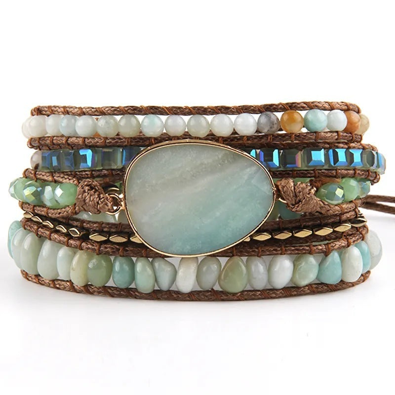 Zenitha Serene Earth Wrap Bracelet – A Soulful Connection to Nature & Self
