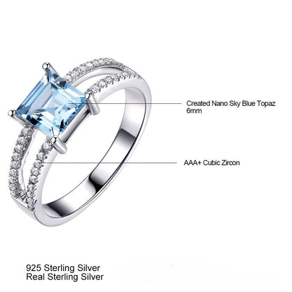 Zenitha Sky Whisper Ring – Calm, Clear, Captivating