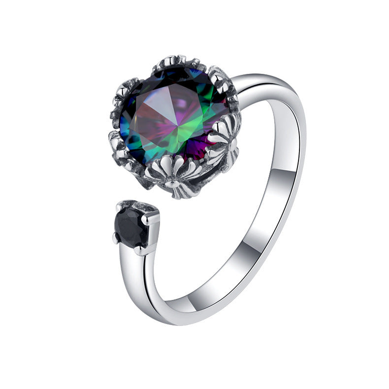 Anillo Zenitha Corona de Iris – Mística en Flor