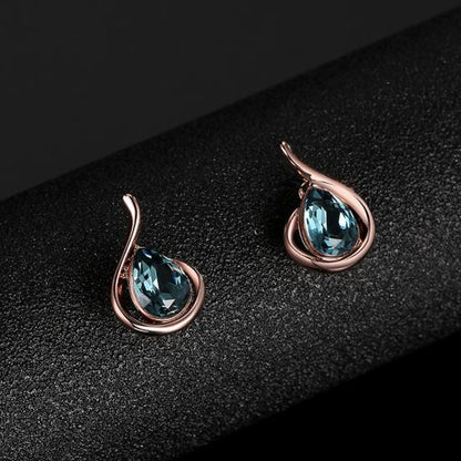 Conjunto de joyas Zenitha Midnight Flow: elegancia que fluye como la medianoche