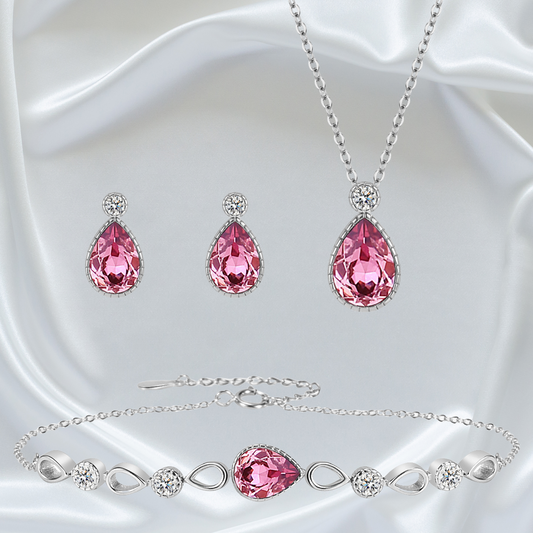 Zenitha Tears of the Mermaid Silver Set