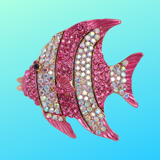Zenitha Ocean Gleam Brooch – Swim in Style and Shine Bright