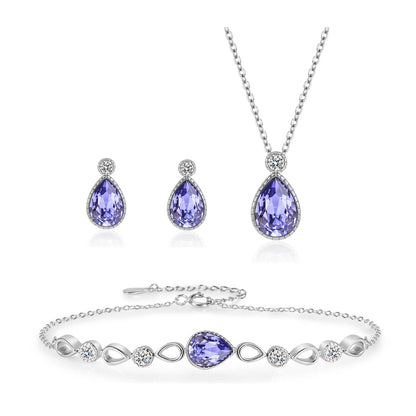 Zenitha Tears of the Mermaid Silver Set