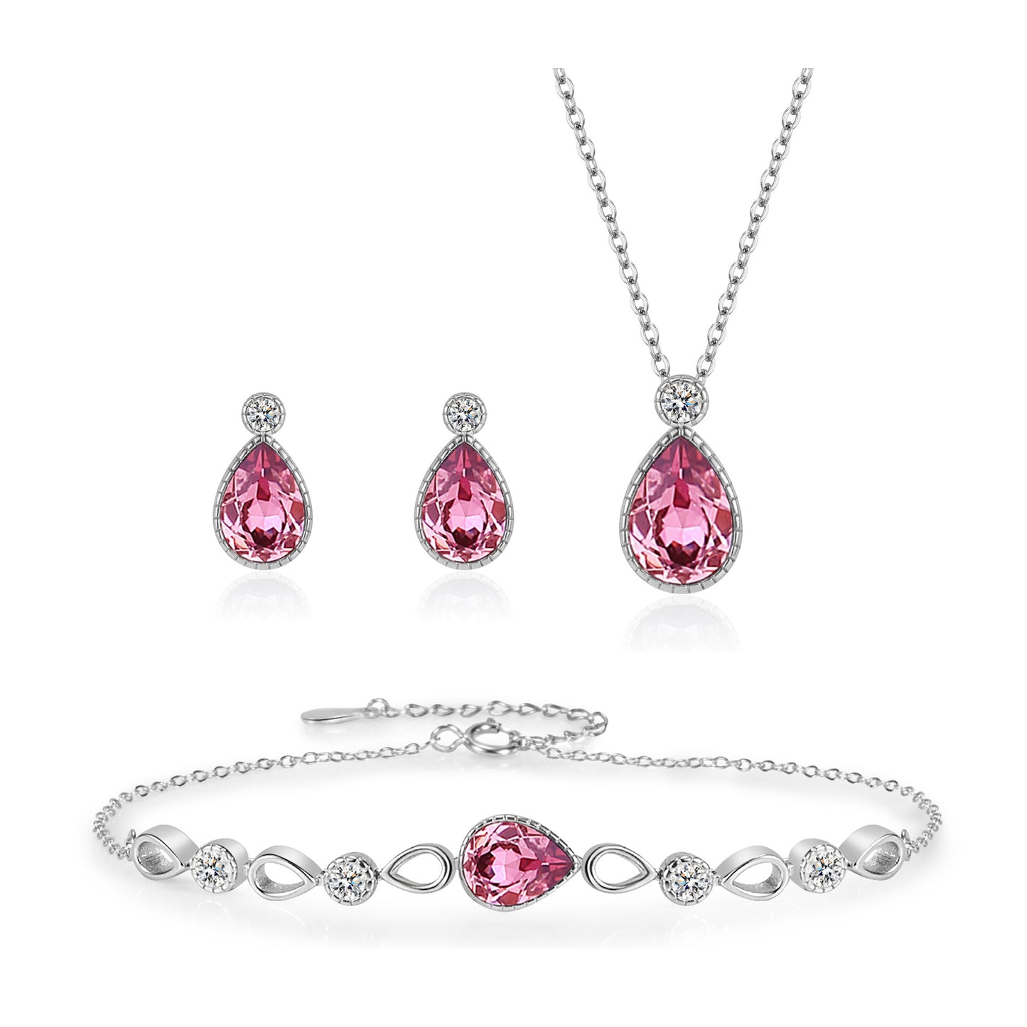 Zenitha Tears of the Mermaid Silver Set