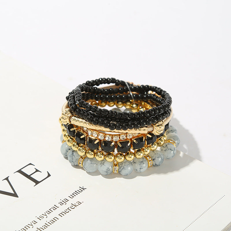 Zenitha Crystal Flow Armband-Set – Lass deine Energie erblühen